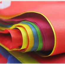 100m Wimpelkette Mehrfarbig Nylon Stoff Bunting Banner