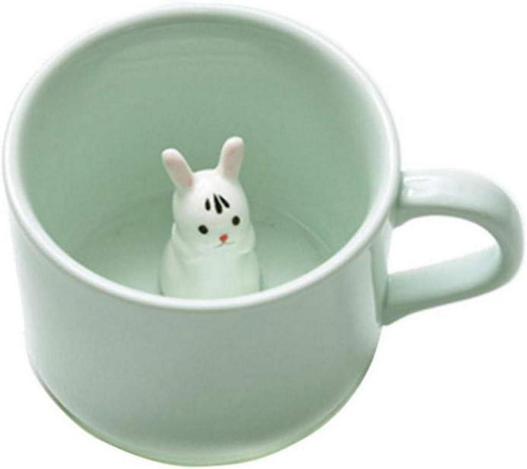 Keramik-Becher 3D Tier-Morgen-Schale bestes Geschenk Morgengetränk