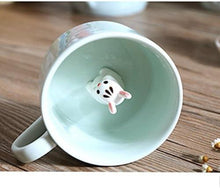 Keramik-Becher 3D Tier-Morgen-Schale 230ml Geschenk