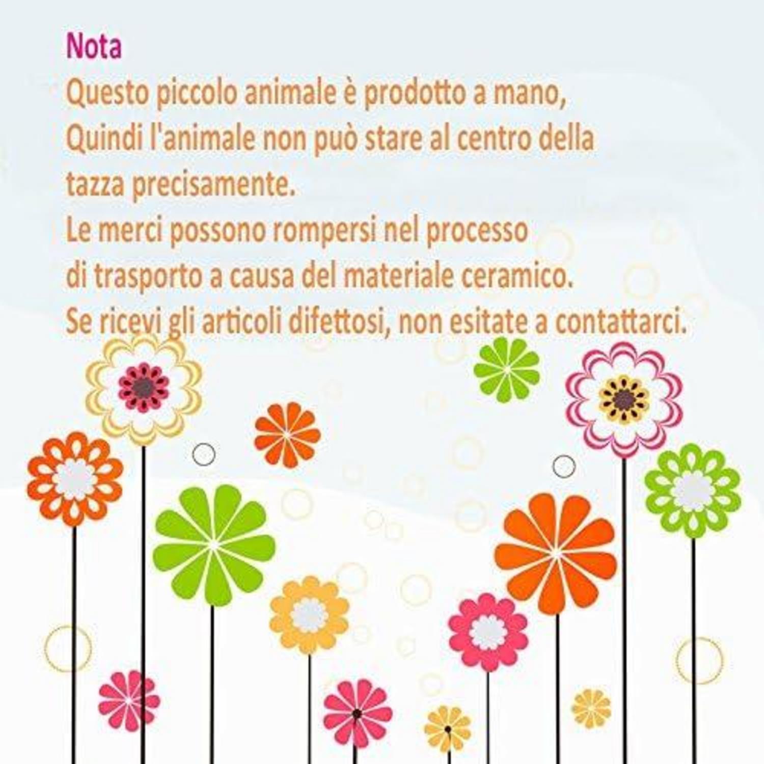 Keramik-Becher 3D Tier-Morgen-Schale Geschenk für Hochzeiten Vatertag