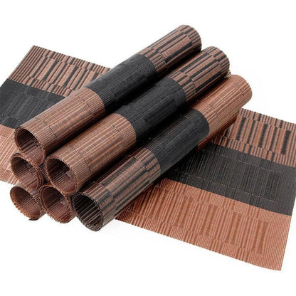 Fontic 6er Set Platzsets 30x45cm Rutschfest Abwaschbar PVC