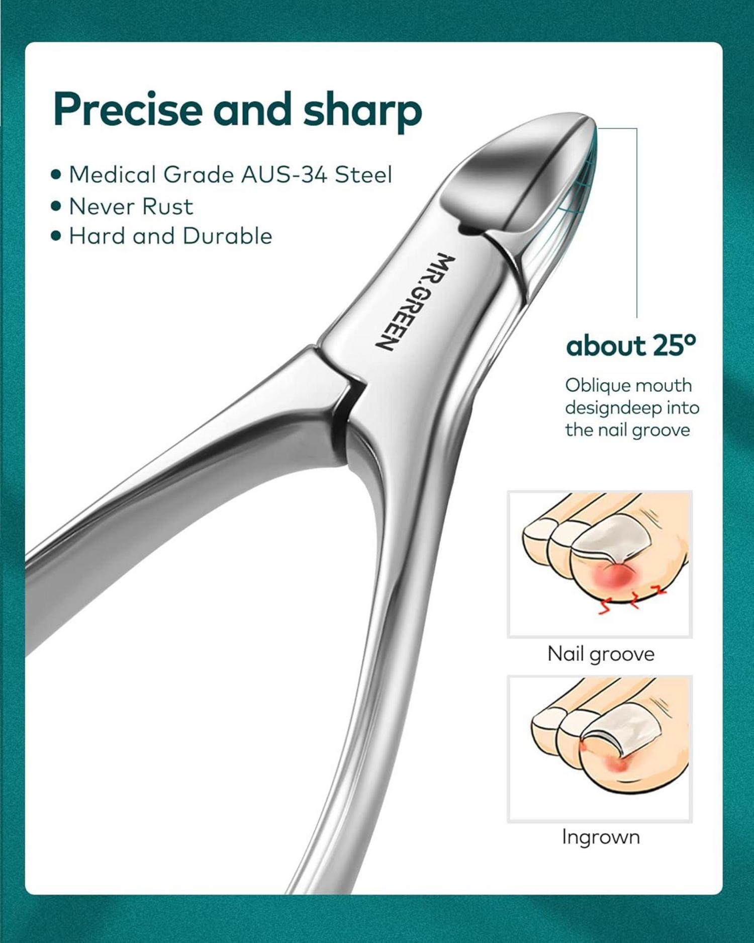 Professionelles Nagelknipser Set aus Edelstahl mit