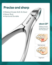Professionelles Nagelknipser Set aus Edelstahl mit