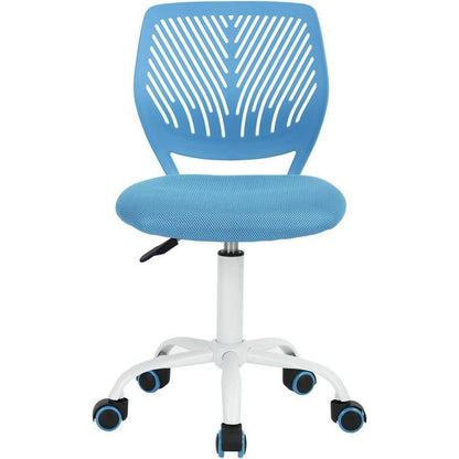 Homy Casa Verstellbarer Ergonomischer Bürostuhl Blau