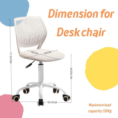 Homy Casa Verstellbarer Ergonomischer Bürostuhl Blau