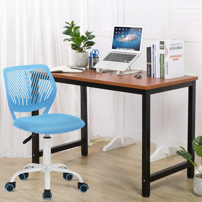 Homy Casa Verstellbarer Ergonomischer Bürostuhl Blau