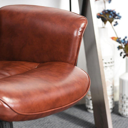 Ergonomischer Chefsessel Bürostuhl PU-Leder drehbar Rollen