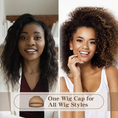 Dreamlover Haarnetz Wig Cap 12 Stücke Braun Rutschfest