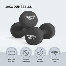 Neopren Hanteln Kurzhanteln Set Frauen Gymnastik Yoga 2x10kg