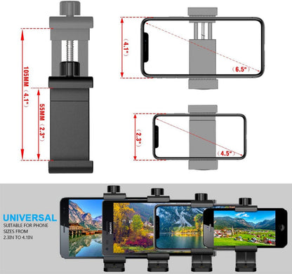 Handy Stativhalterung Adapter für Smartphone Selfie Stick Tripod
