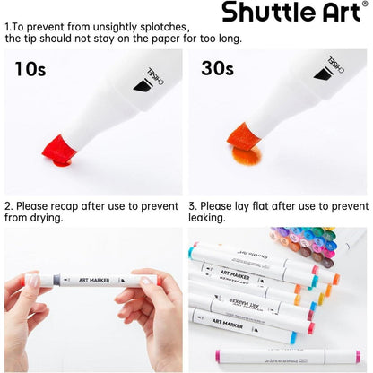 Dual Tip Alkohol Marker Set, 88 lebendige