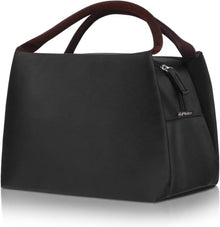 Isolierte Lunchtasche für Arbeit und Schule - Wasserdicht Schwarz