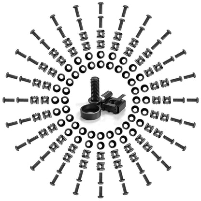 XOOL M6 Käfigmutter Rack Schrauben Set 50 Stück 16mm