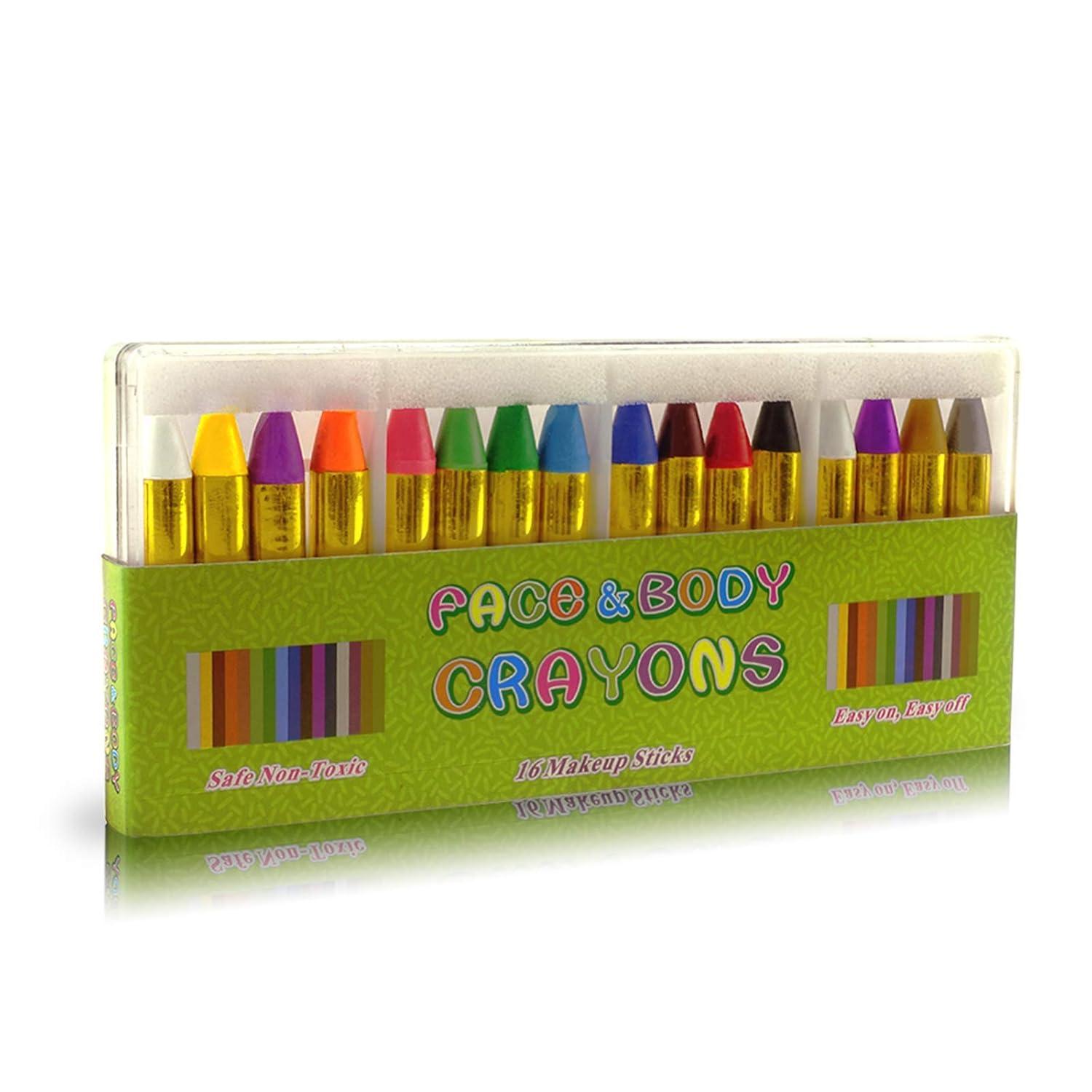 Schminkstifte Set 16 Farben Kinderschminke Fasching Halloween