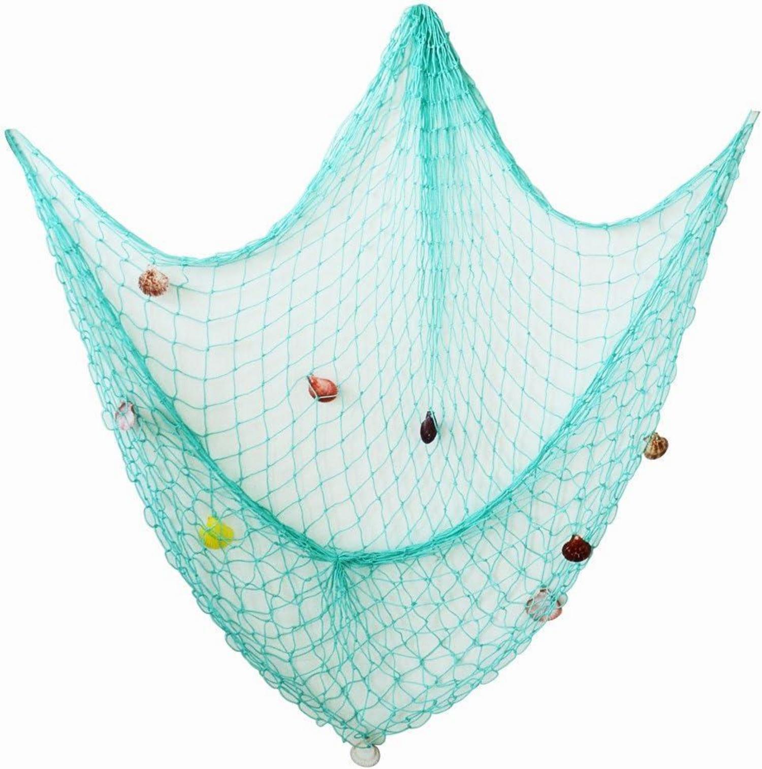 Fischernetz Deko Muscheln Aufhängen 150x200cm Maritime Wand Wohnzimmer