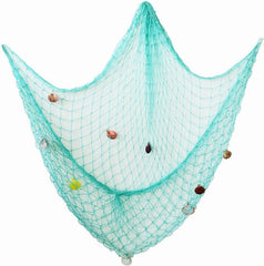 Fischernetz Deko Muscheln Aufhängen 150x200cm Maritime Wand Wohnzimmer