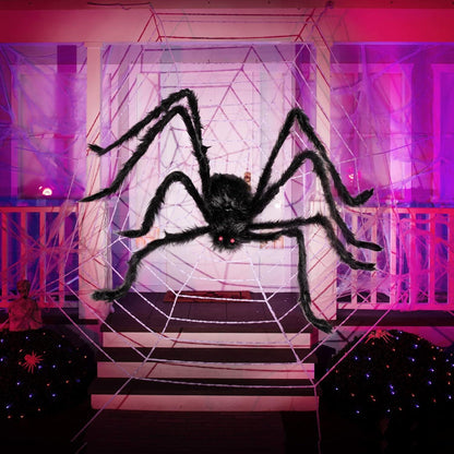 JOYIN 1.52 Meter Halloween Outdoor Haarige Spinne Dekoration
