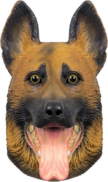 Hirtenhund Maske Halloween Hundekopf Latex Tier Party Cosplay