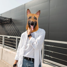 Shepherd Hund Maske Halloween Niedliche Tiermaske Latex