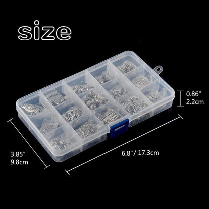 Schmuckherstellung Kit mit Zangen und Zubehör in Plastikbox