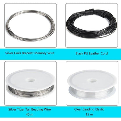 Schmuckherstellung Kit mit Zangen und Zubehör in Plastikbox