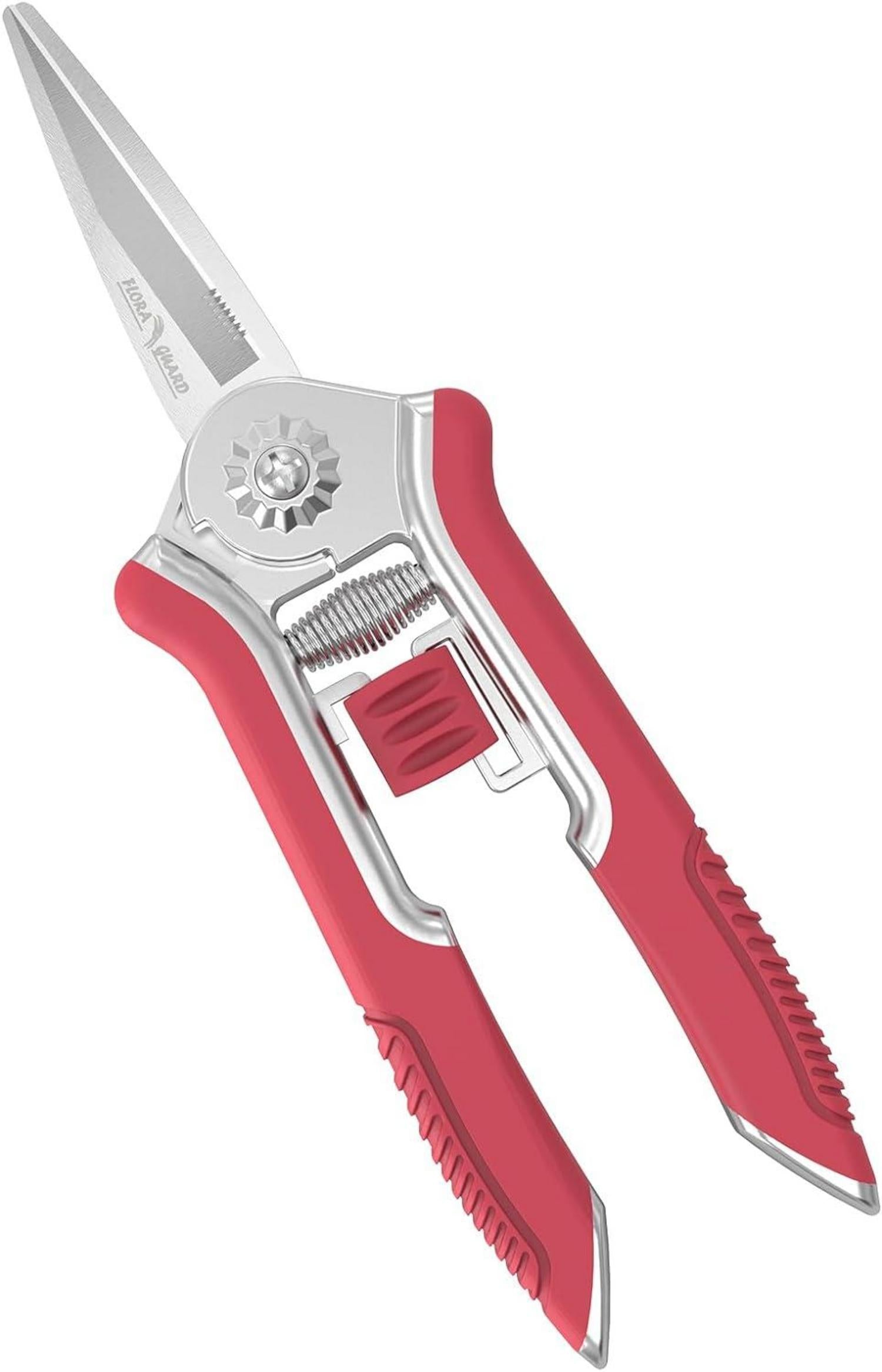 Gartenschere Edelstahl Micro-Tip Schere Beschneiden Snip Rot