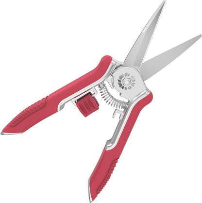 Gartenschere Edelstahl Micro-Tip Schere Beschneiden Snip Rot