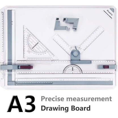 Präzise A3 Zeichenplatte mit Zubehör für einfaches Arbeiten