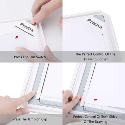 Präzise A3 Zeichenplatte mit Zubehör für einfaches Arbeiten