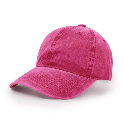 Baseballmütze Baumwolle Verstellbar – Outdoor Sonnenhut Rose Rot