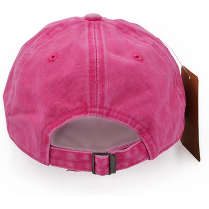 Baseballmütze Baumwolle Verstellbar – Outdoor Sonnenhut Rose Rot