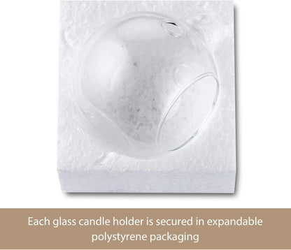 8x Kreative Hängende Glasball Kerzenständer Hochzeit Geburtstag Fest Deko