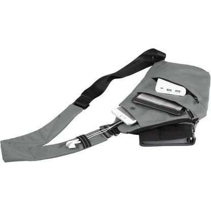 Lixada Diebstahlsichere Crossbody Schultertasche Grau