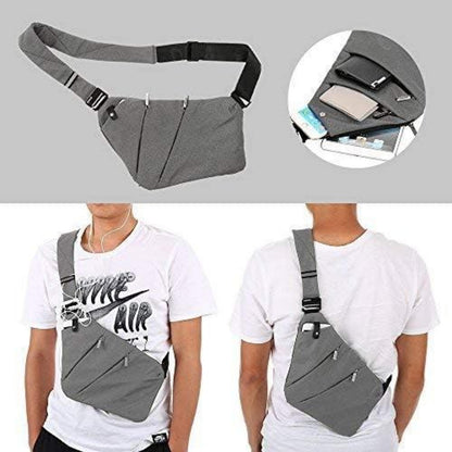 Lixada Anti-Diebstahl Schultertasche für Männer und Frauen