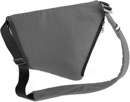 Lixada Anti-Diebstahl Schultertasche Crossbody Tasche Grau Reflective Safe