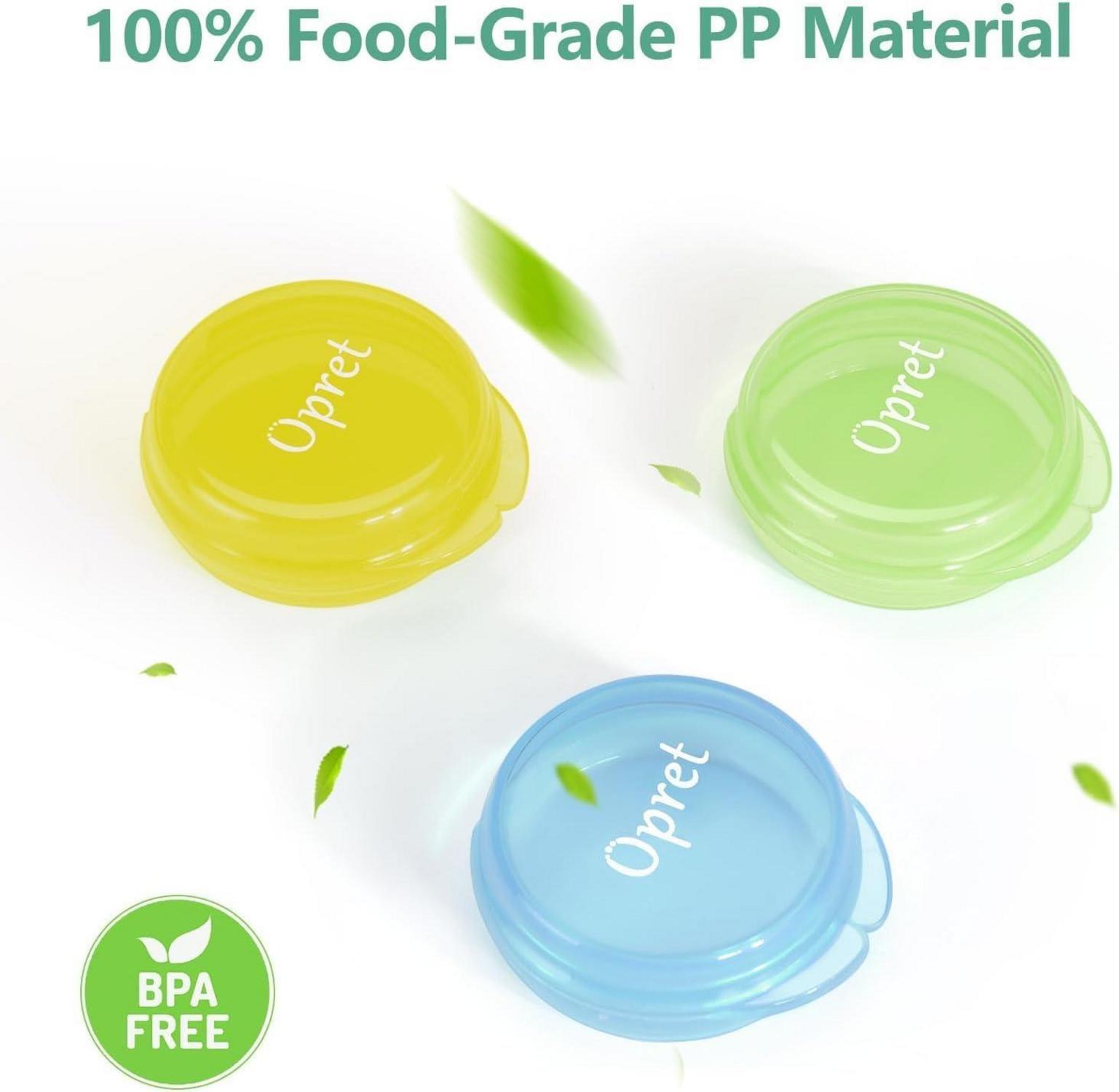 Tablettenbox Pillendose Klein Tragbar 3er Set BPA-frei Blau Lila Rose