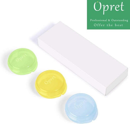 Kleine Tablettenbox Pillendose für Unterwegs 3 Stück Gelb Grün Blau