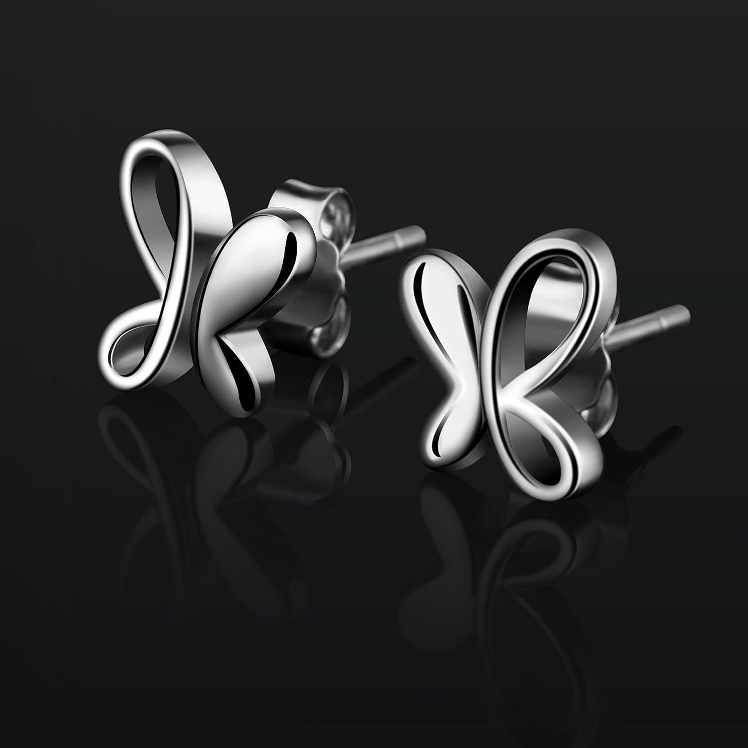 B.Catcher Ohrringe Damen Ohrstecker 925 Sterling Silber