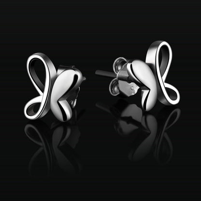 B.Catcher Damen Ohrringe 925er Silber Ohrstecker Zirkonia