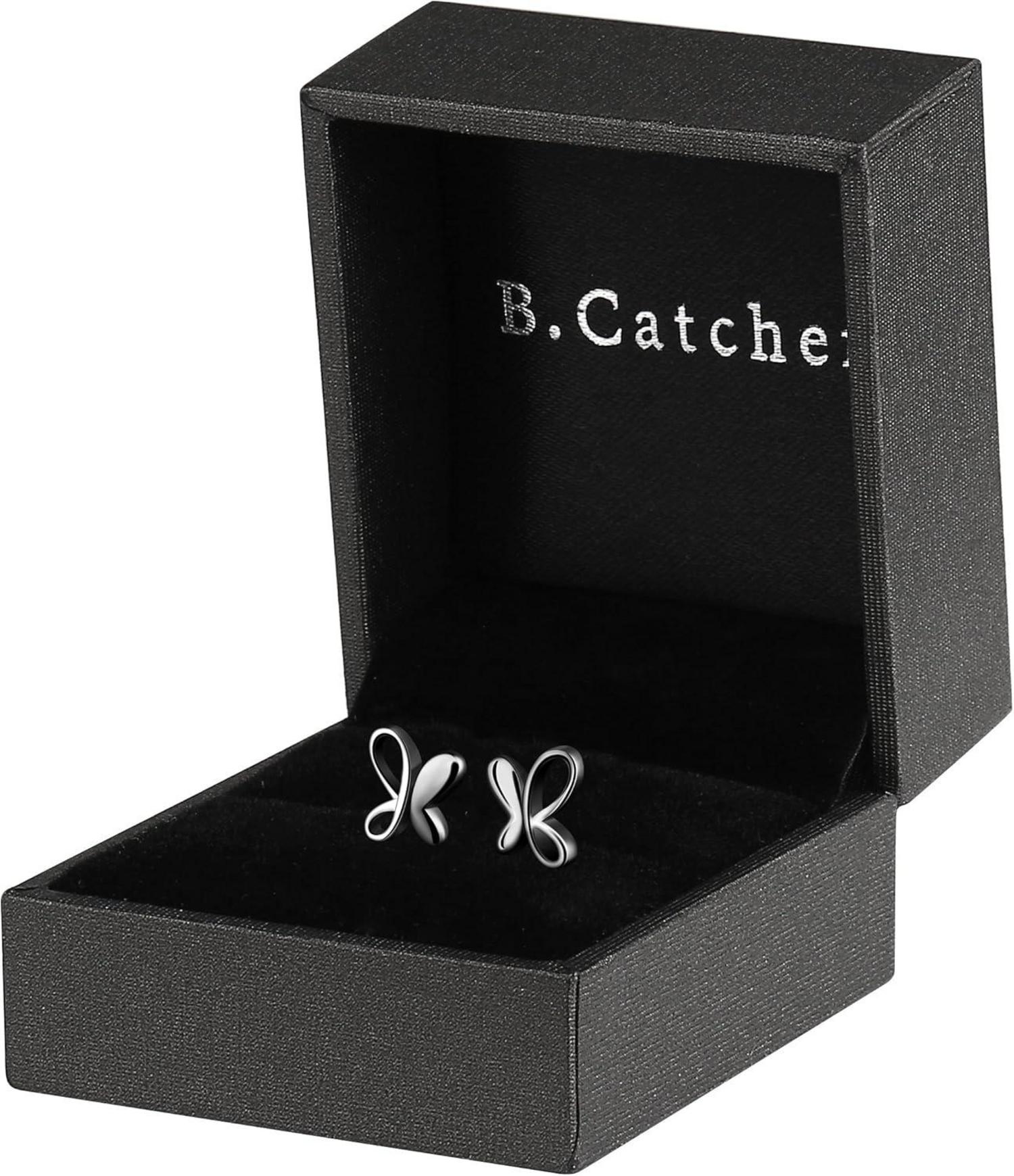Ohrringe Damen Ohrstecker 925er Sterling Silber Zirkonia Schmetterling