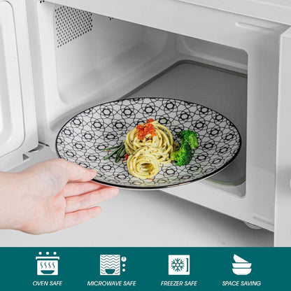 Vancasso Haruka 4-tlg. Porzellan Dessertteller Set Ø 21,5cm