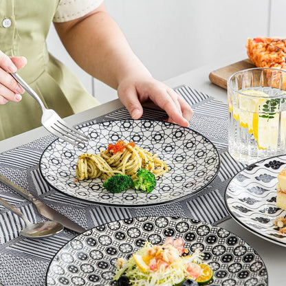 Vancasso Haruka 4-tlg. Porzellan Dessertteller Set Ø 21,5cm