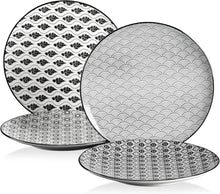 4-tlg. Set Dessertteller Porzellan Ø 21,5 cm Kuchenteller
