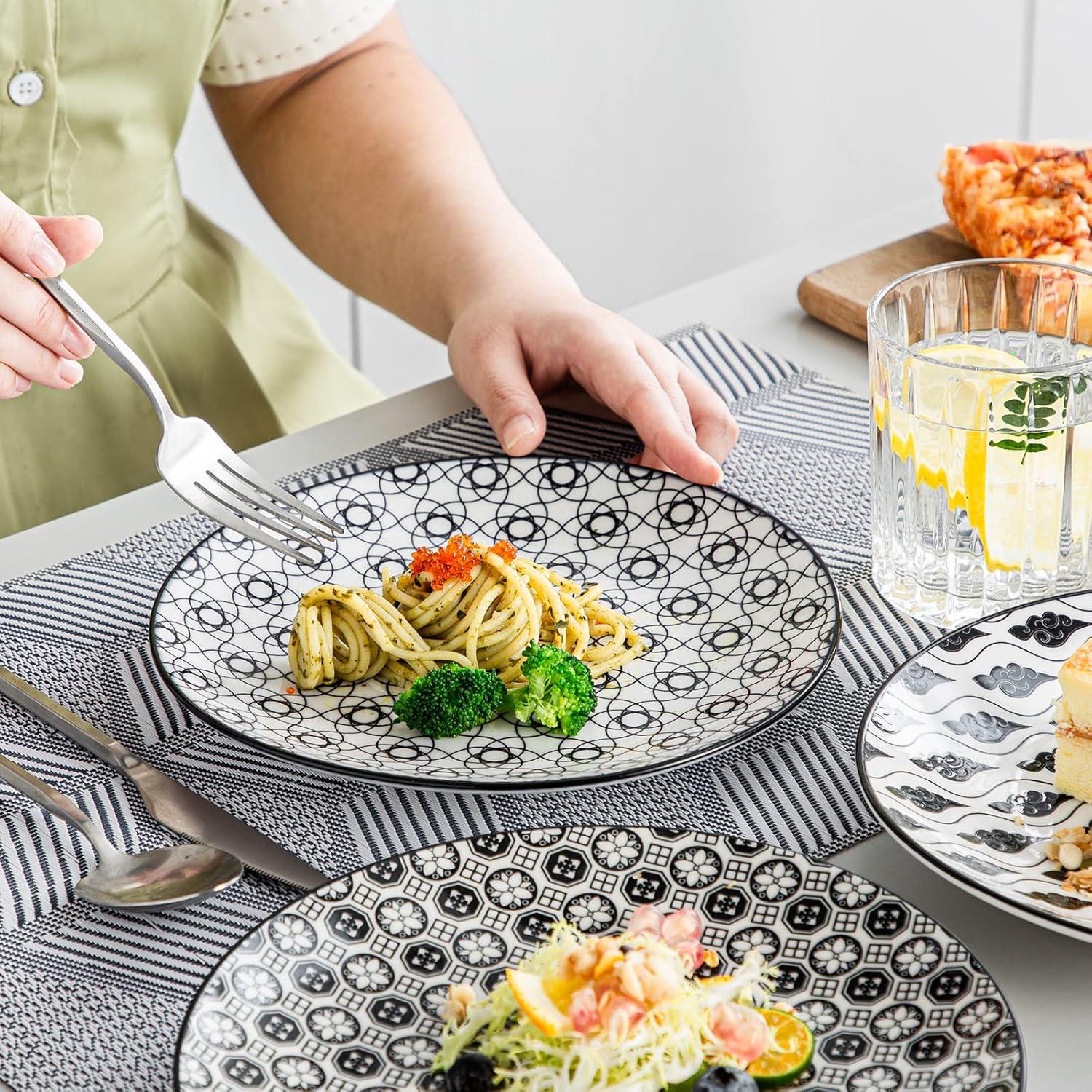 Dessertteller Porzellan 4er-Set Ø 21,5 cm Frühstücksteller