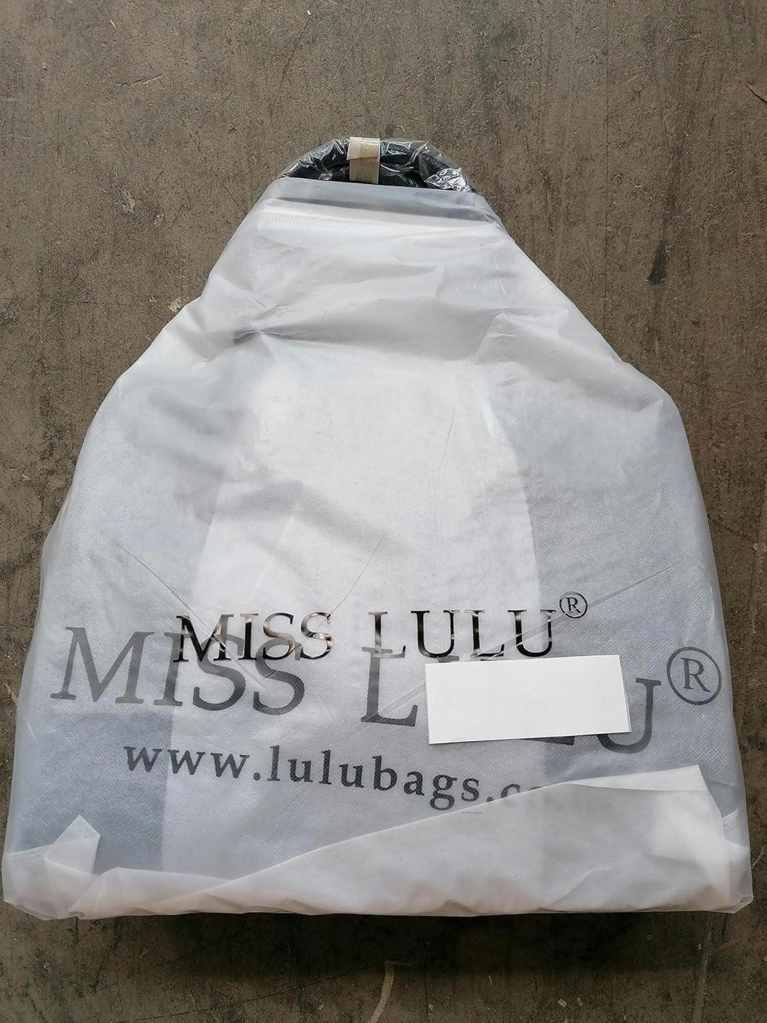 Miss Lulu Marine Aktentasche Damen Elegant Laptoptasche 14 Zoll
