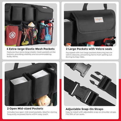 SURDOCA Kofferraum Organizer Auto 3rd Gen doppelte Kapazität