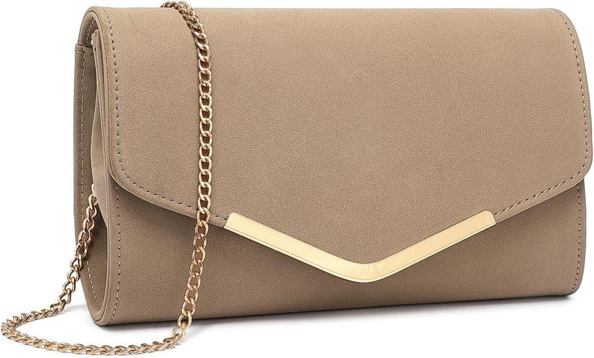Elegante Damen Abendtasche mit Kettentasche und Magnetverschluss