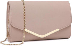 Elegante Damen Clutch Abendtasche Kettentasche Hochzeit Umhängetasche