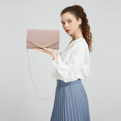 Miss Lulu Damen Clutch Handtasche Rosa Hochzeit Abendtasche