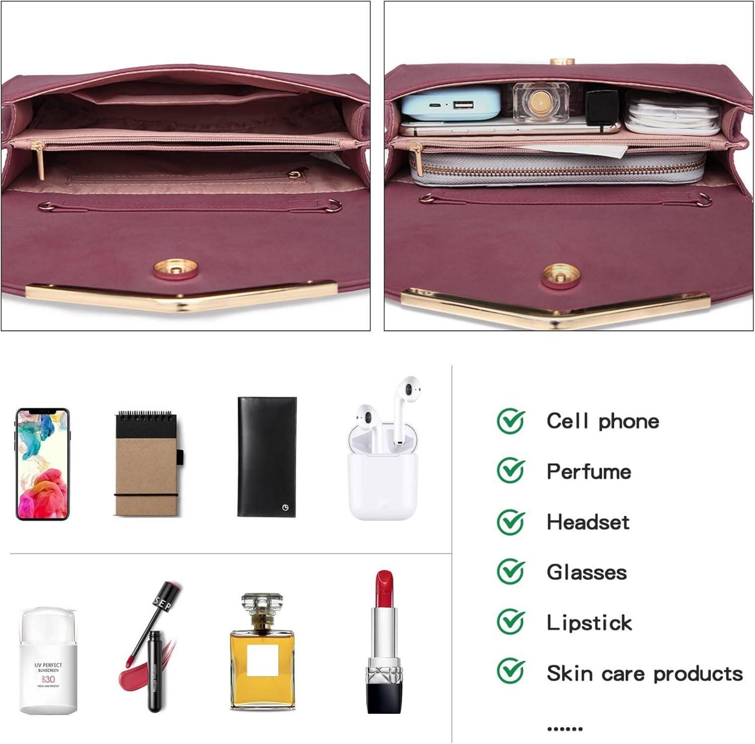 Damen Clutch Abendtasche Elegante Kettentasche Handtasche Hochzeit
